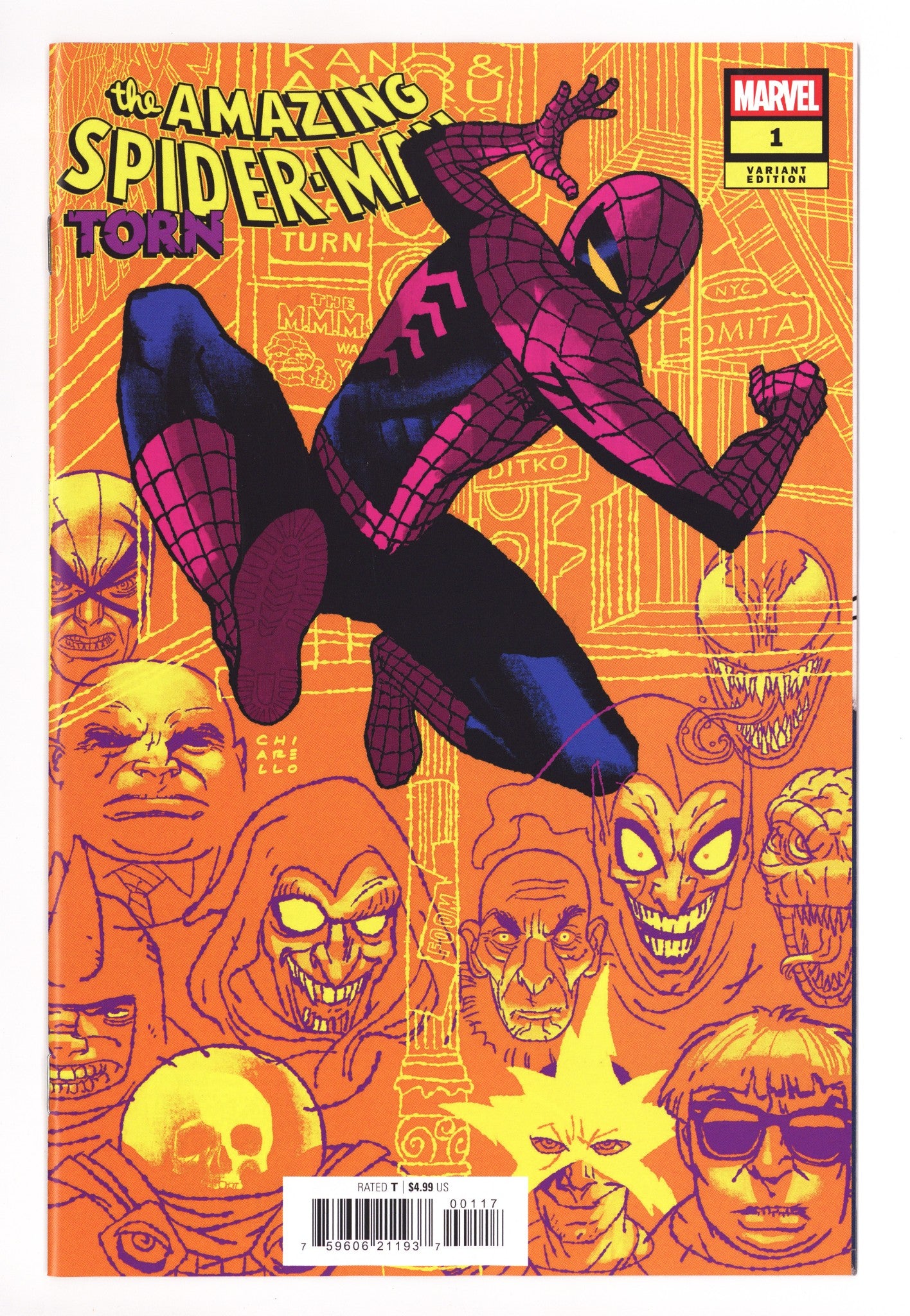 Amazing Spider-Man: Torn 1 Chiarello Incentive NM (2025)