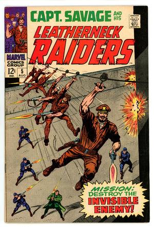 Capt. Savage and His Leatherneck Raiders 5 FN/VF (7.0) (1968) 