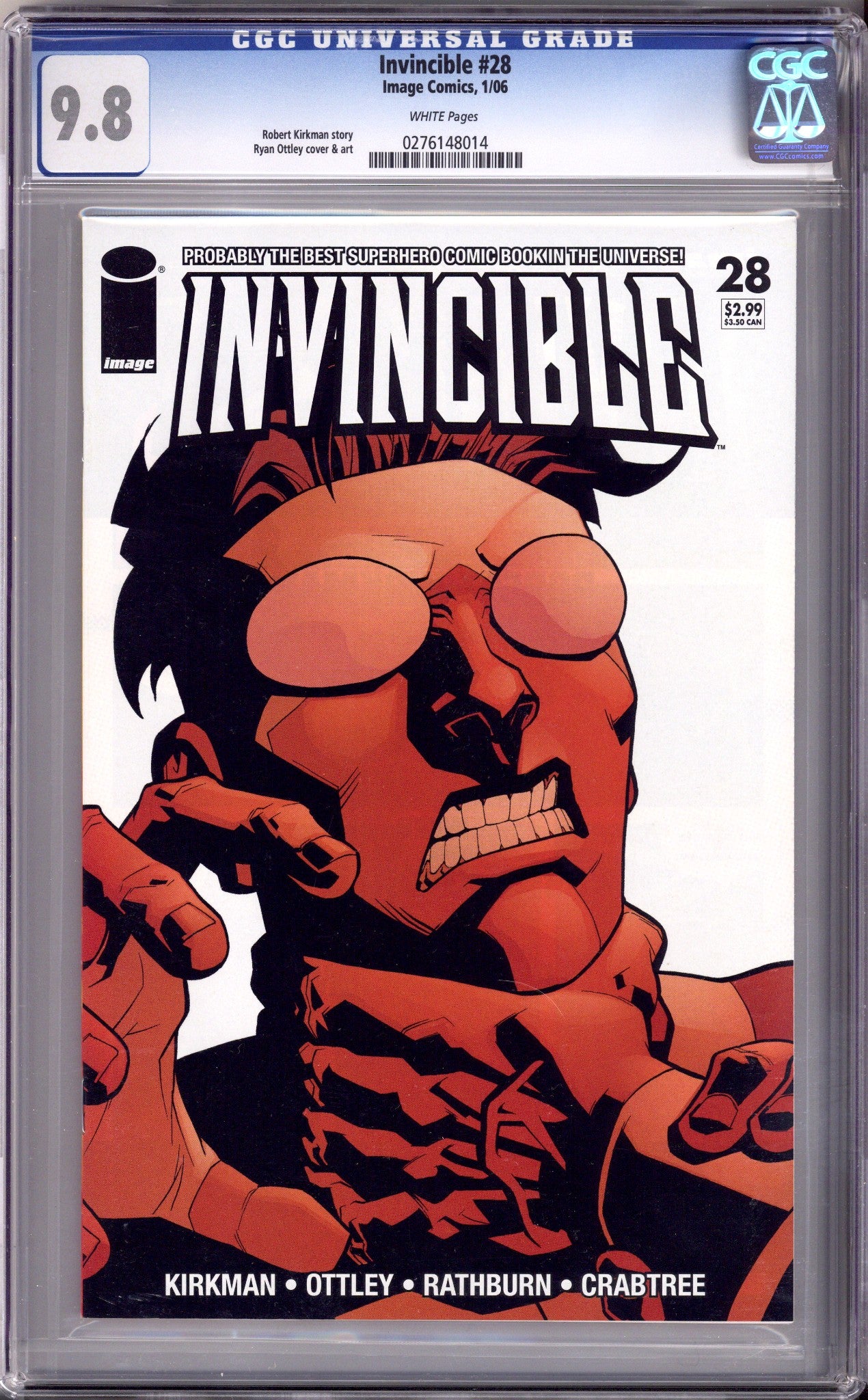 Invincible 28 CGC 9.8 (NM/M) Old Case (2006) 