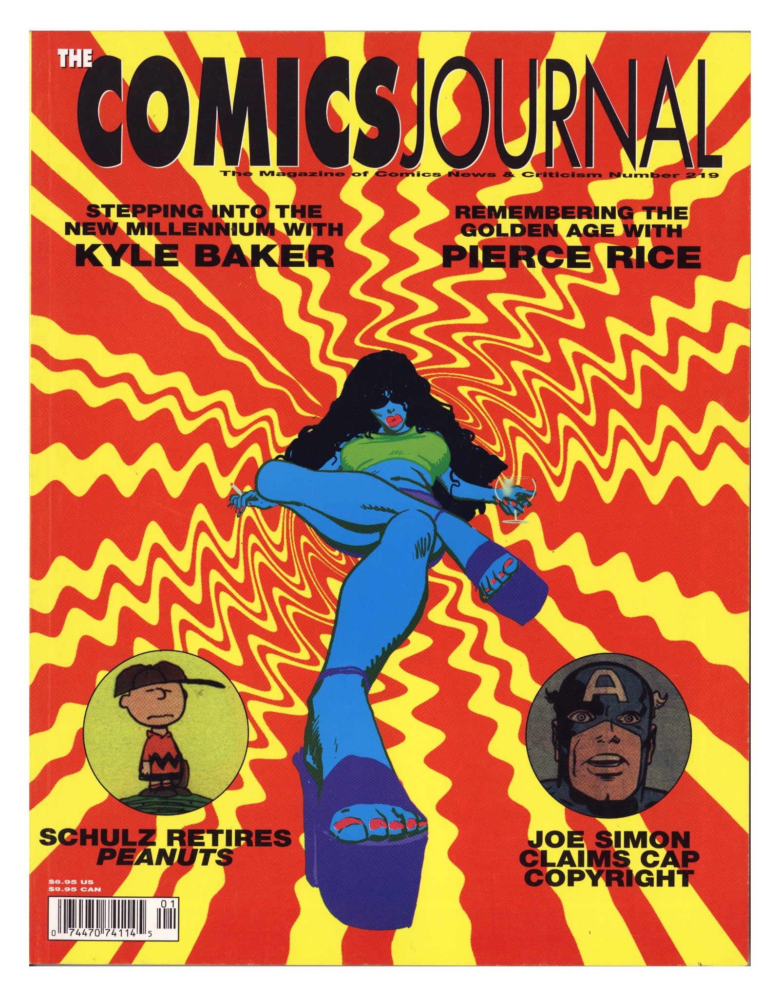 The Comics Journal 219 Mid Grade (2000) 