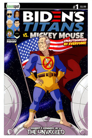 Bidens Titans Vs Mickey Mouse (Unauth) 1 Remulac Variant (2024)