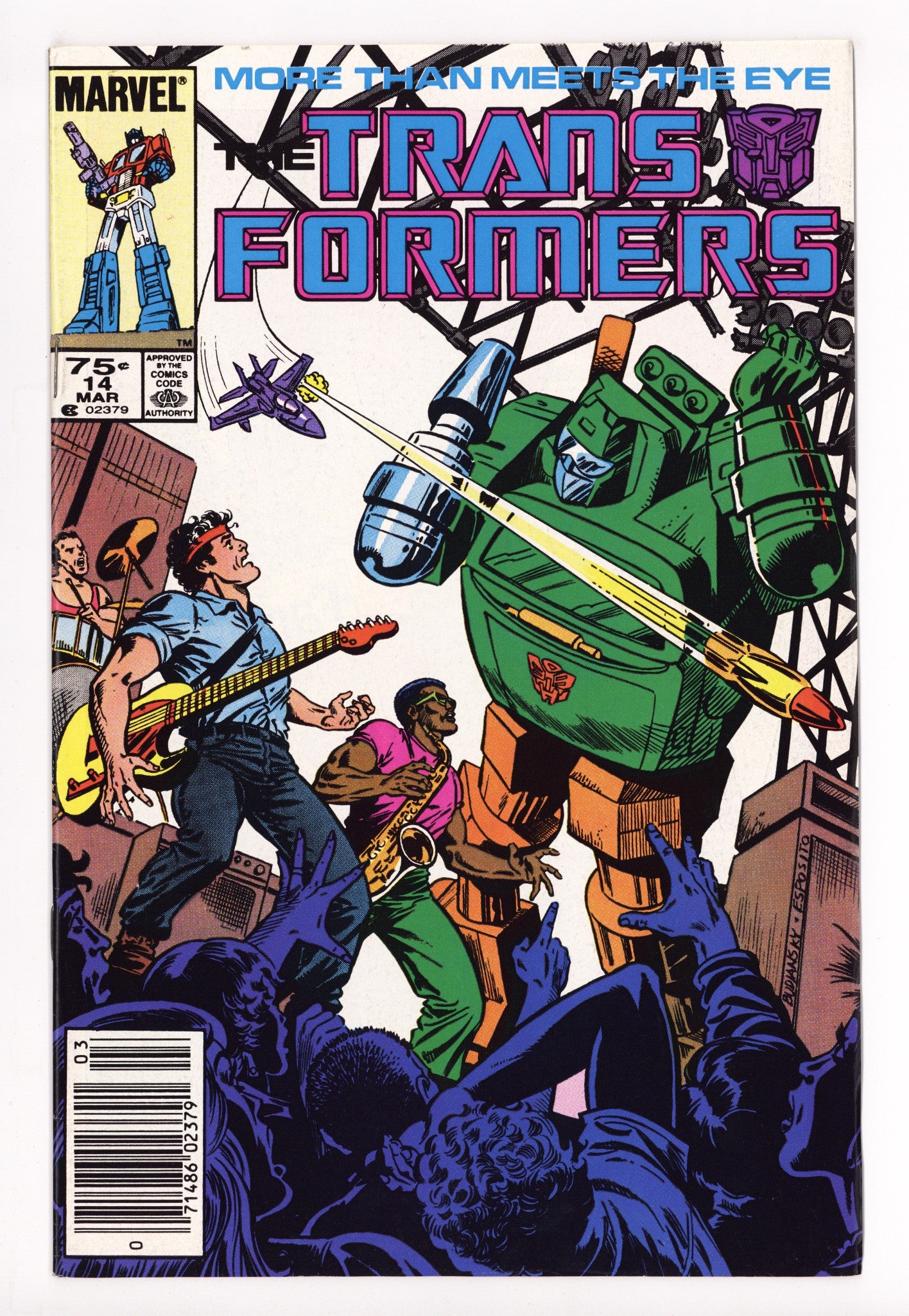 The Transformers 14 Mid Grade (1986) Newsstand 