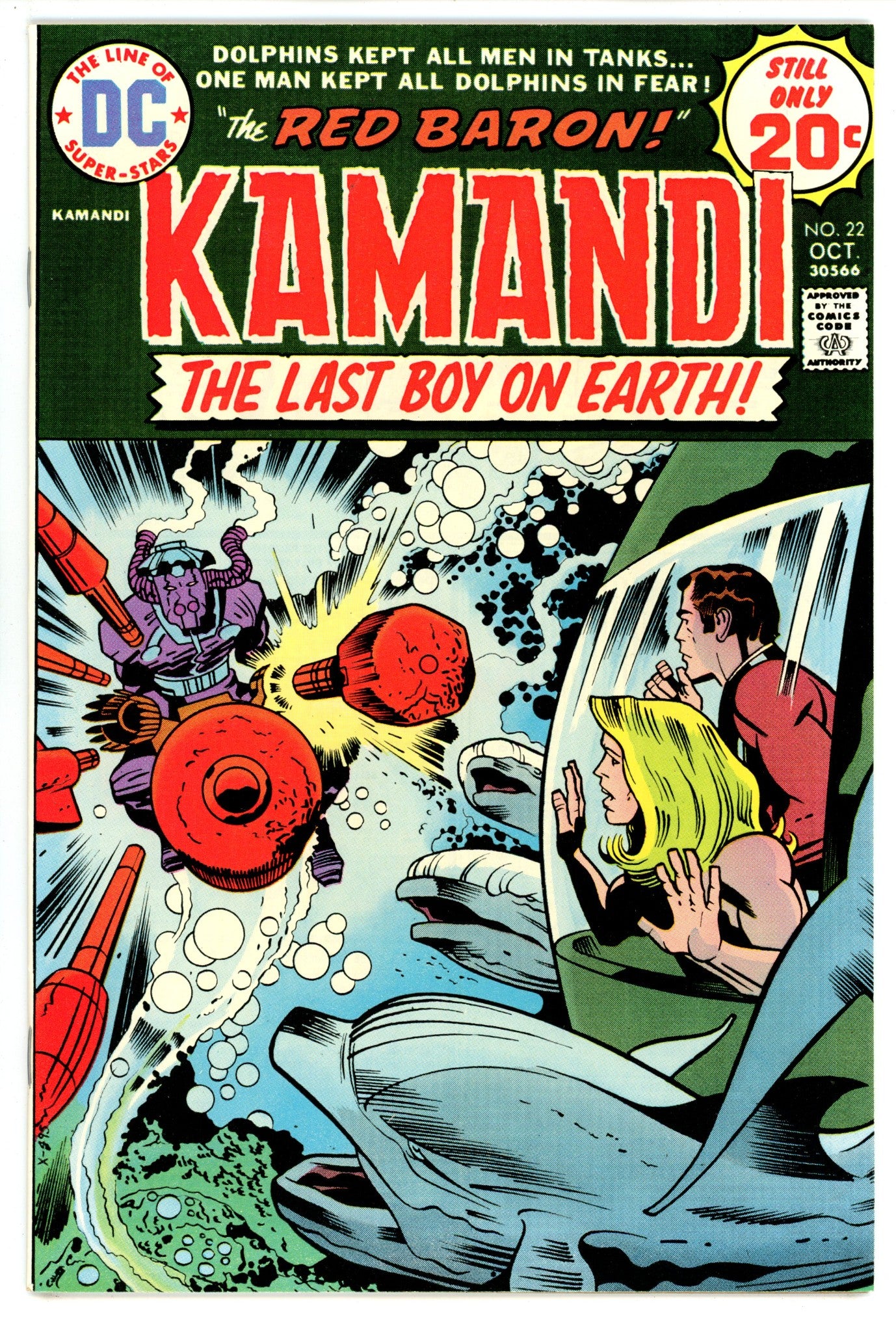 Kamandi, the Last Boy on Earth 22 VF/NM (9.0) (1974) 