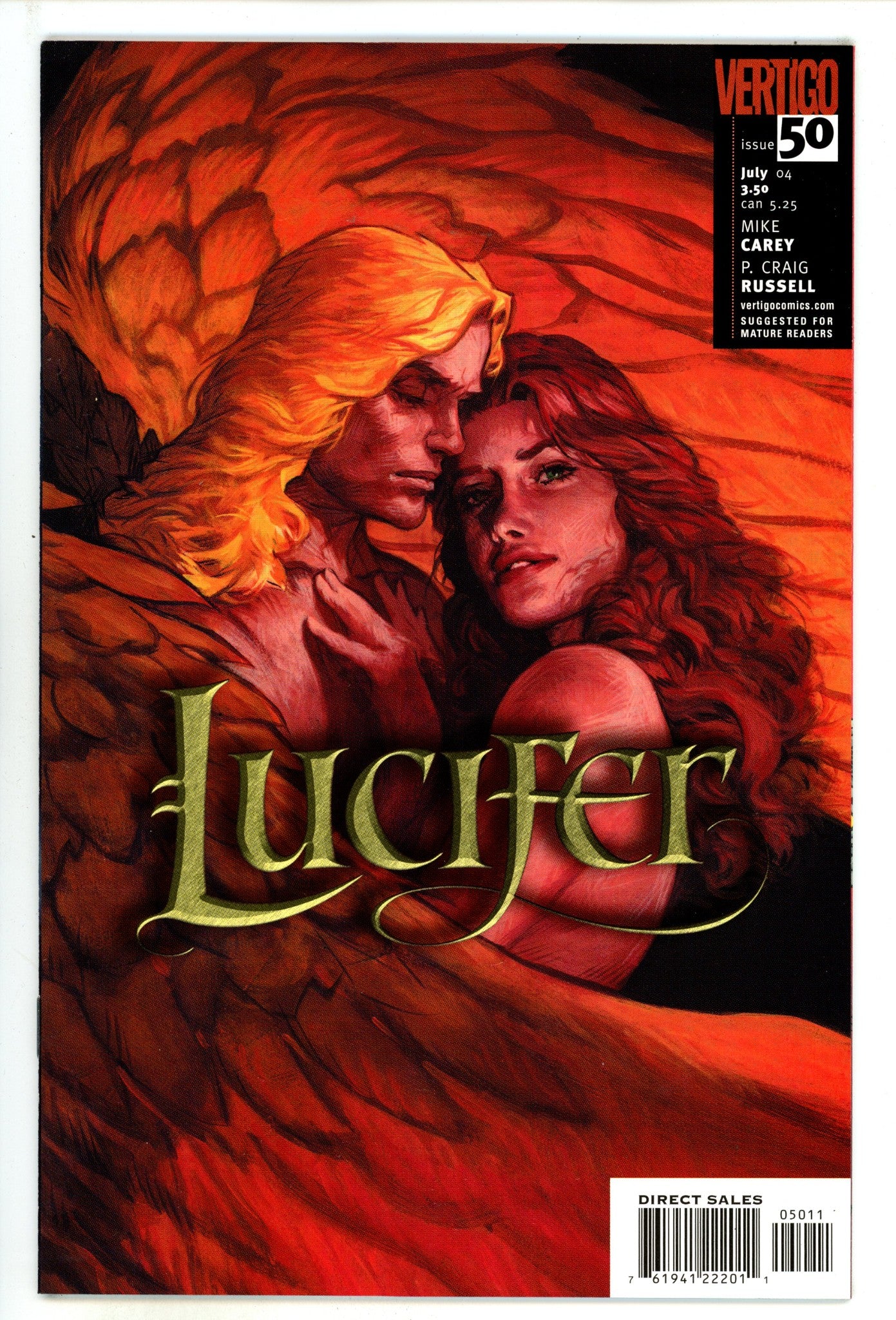 Lucifer Vol 1 50  High Grade   (2004)        