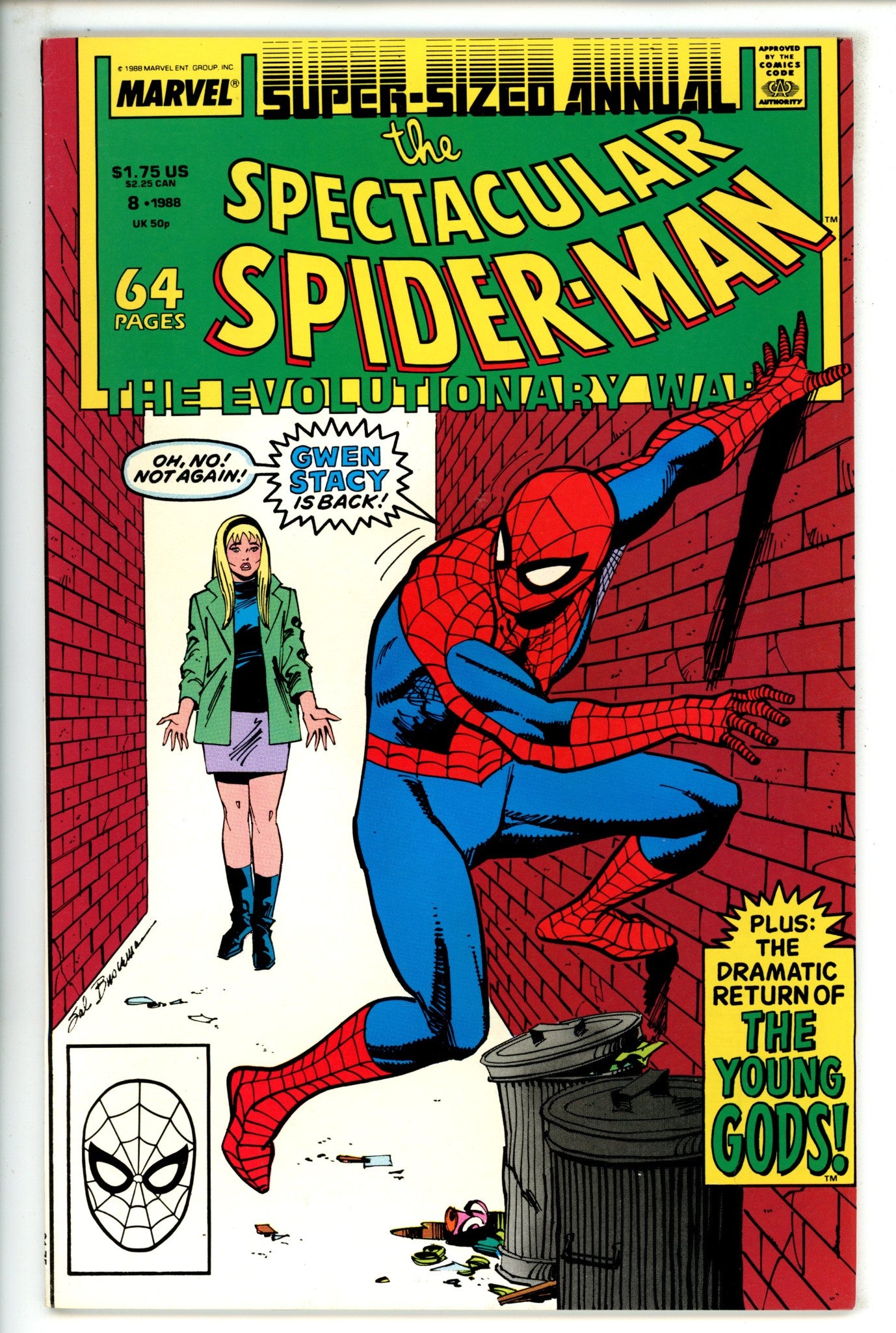 The Spectacular Spider-Man Annual Vol 1 8Mid Grade(1988)
