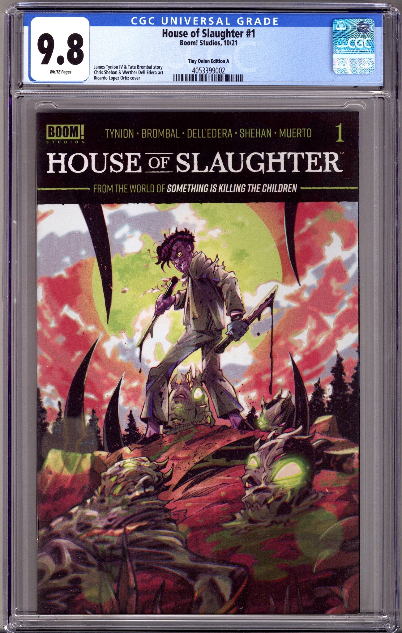 House of Slaughter 1 CGC 9.8 (NM/M) (2021) Ortiz Exclusive Variant 
