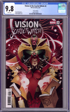 Vision & The Scarlet Witch Vol 3 2 CGC 9.8 (NM/M) (2025) Vilalobos Variant
