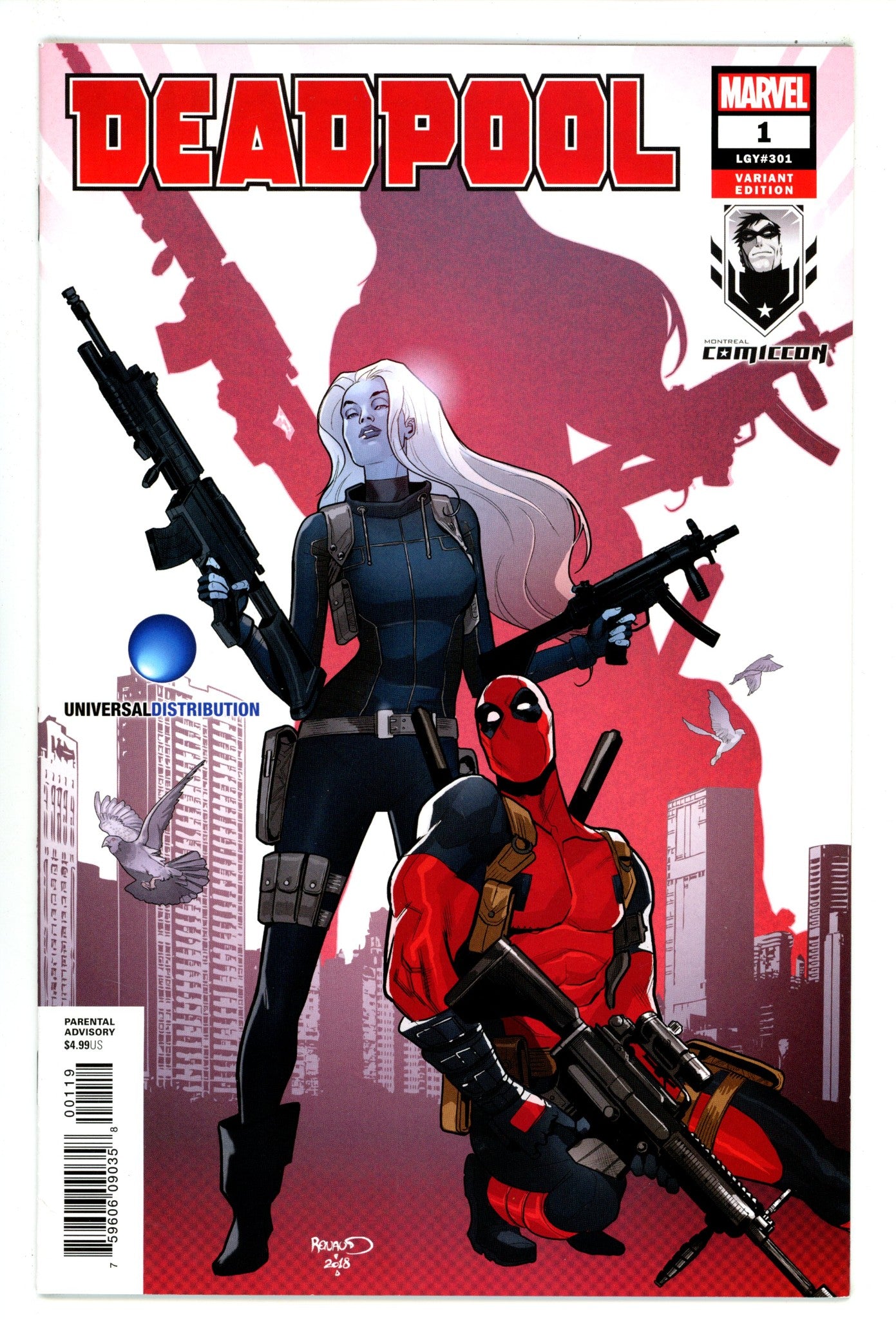 Deadpool Vol 6 1 FN/VF (7.0) (2018) Renaud Convention Variant 