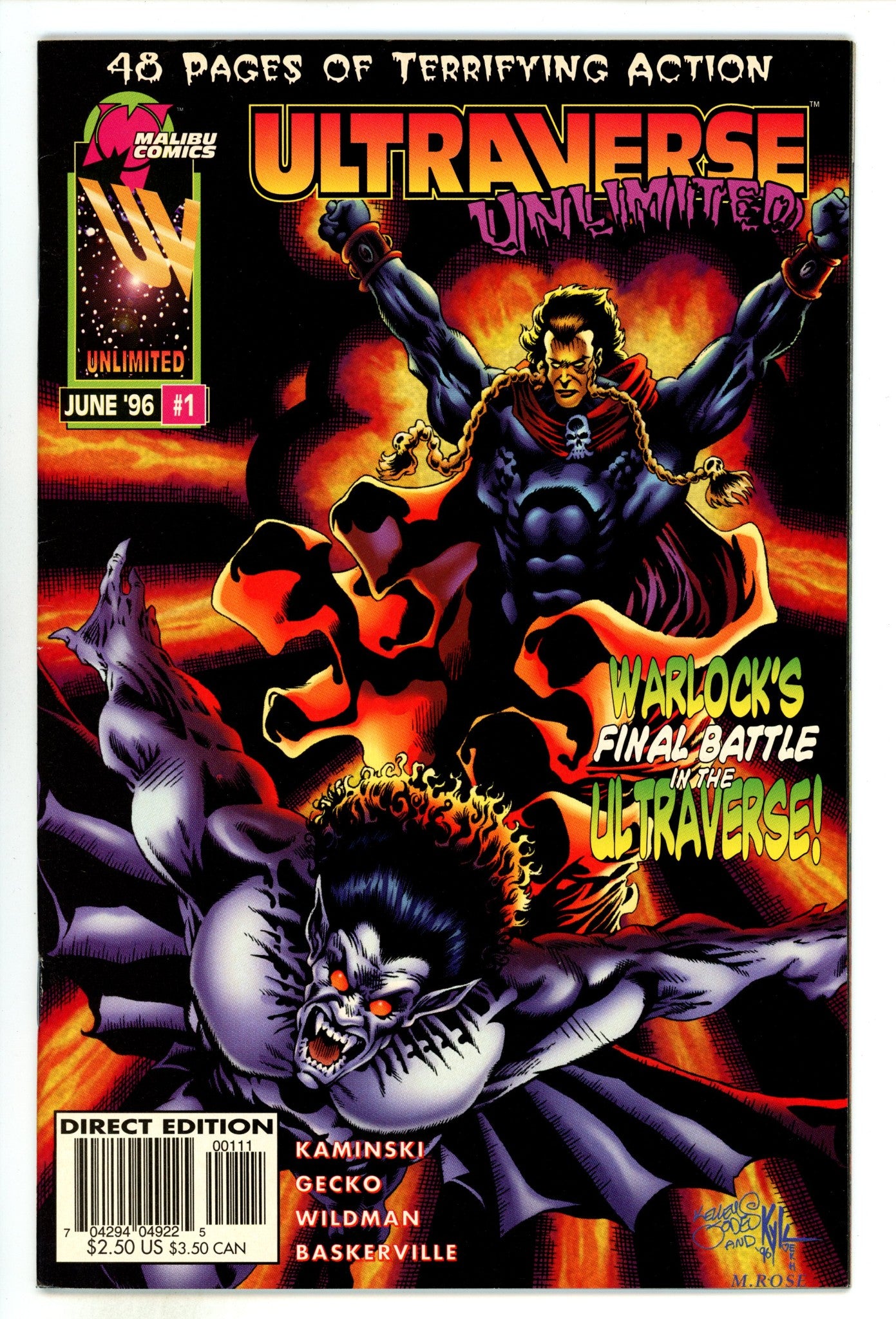Ultraverse Unlimited 1 High Grade (1996) 