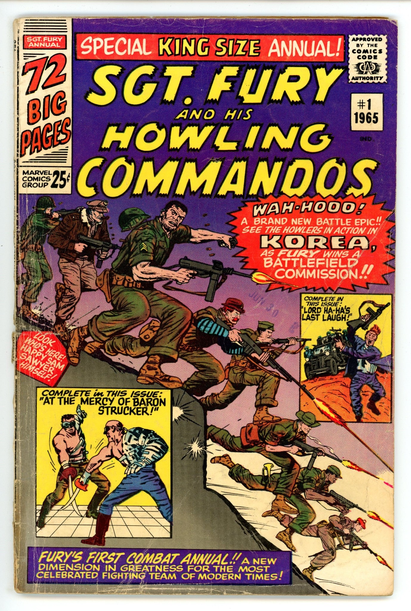 Sgt. Fury Annual Vol 1 1 GD/VG (3.0) (1965) Canadian Edition