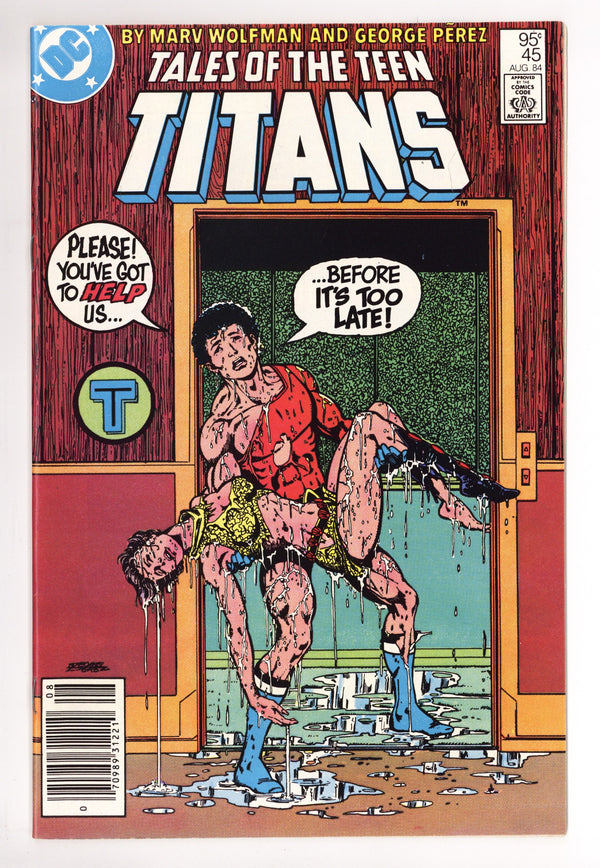 Tales of the Teen Titans 45 NM- (9.2) (1984) Canadian Price Variant