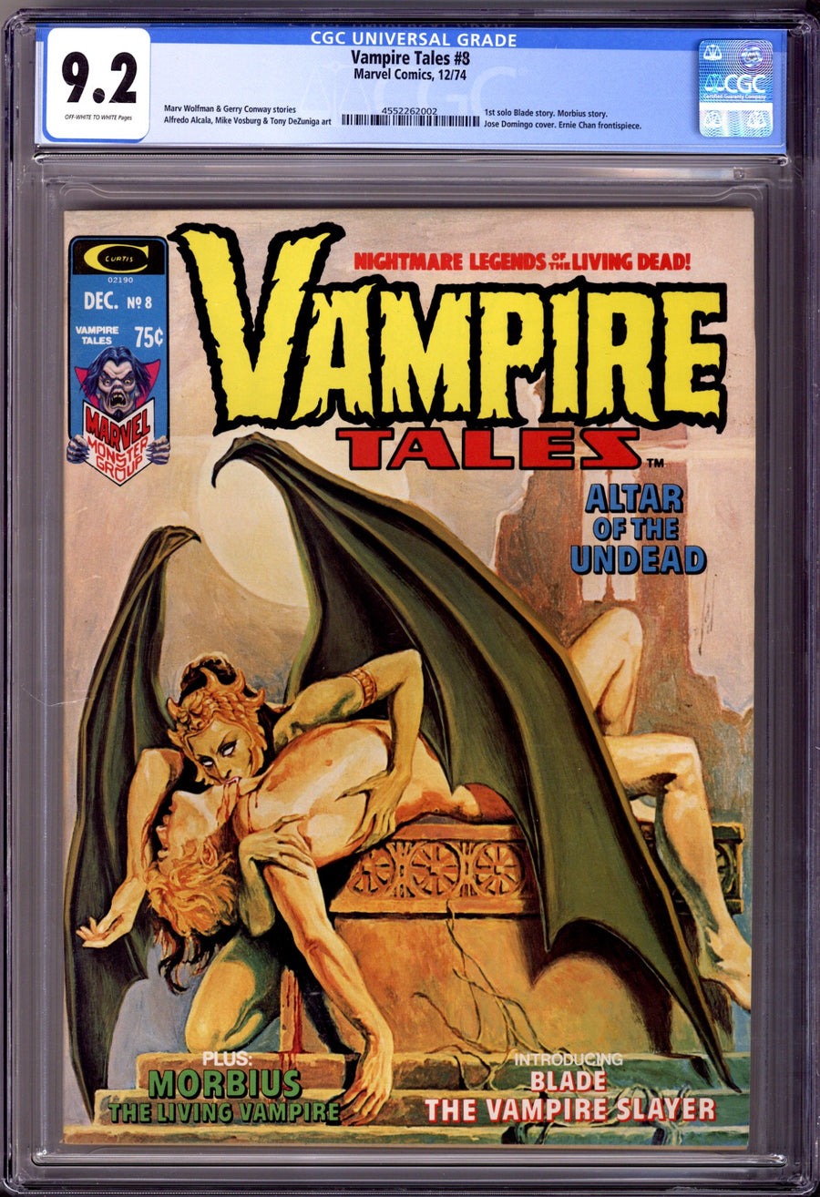 Vampire Tales 8 CGC 9.2 (NM-) (1974) 