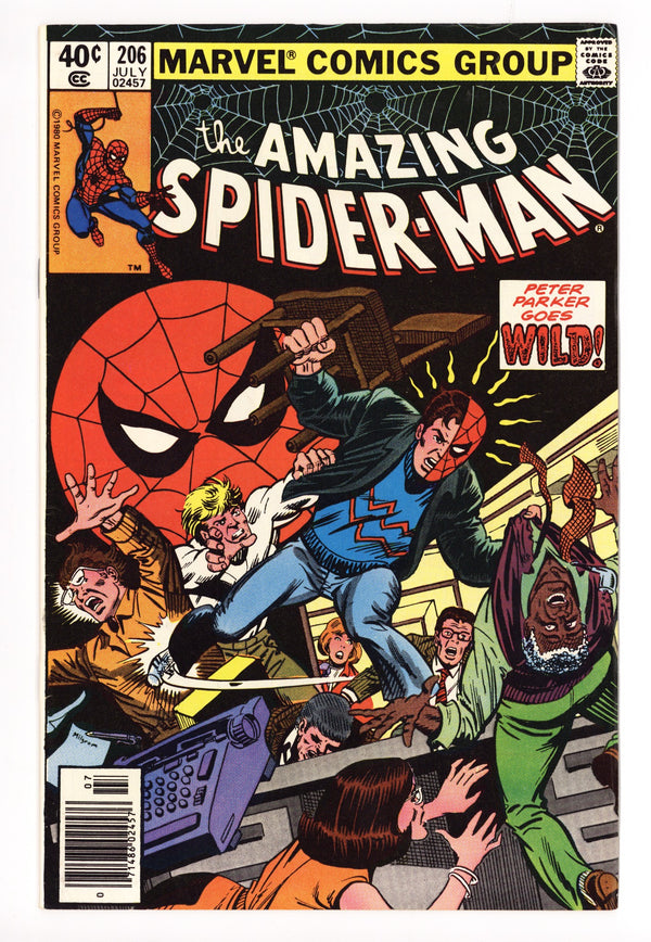The Amazing Spider-Man Vol 1 206 FN/VF (7.0) (1980) Newsstand
