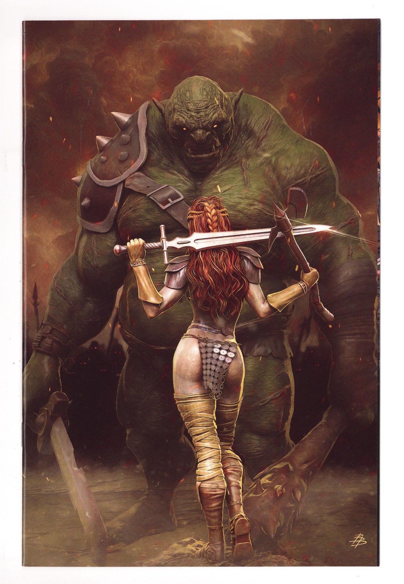 Red Sonja Vol 7 3  High Grade   (2023) Barends Virgin   Variant  
