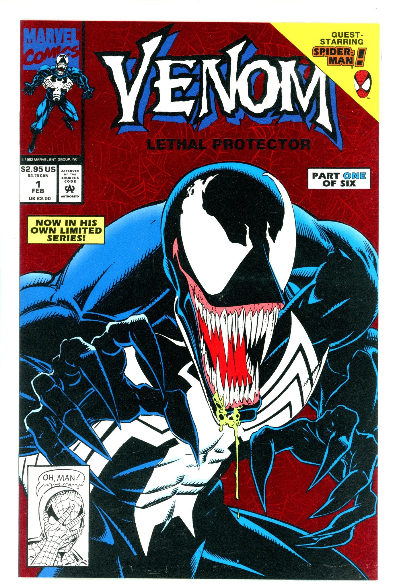 Venom: Lethal Protector Vol 1 1 NM- (9.2) (1993) 