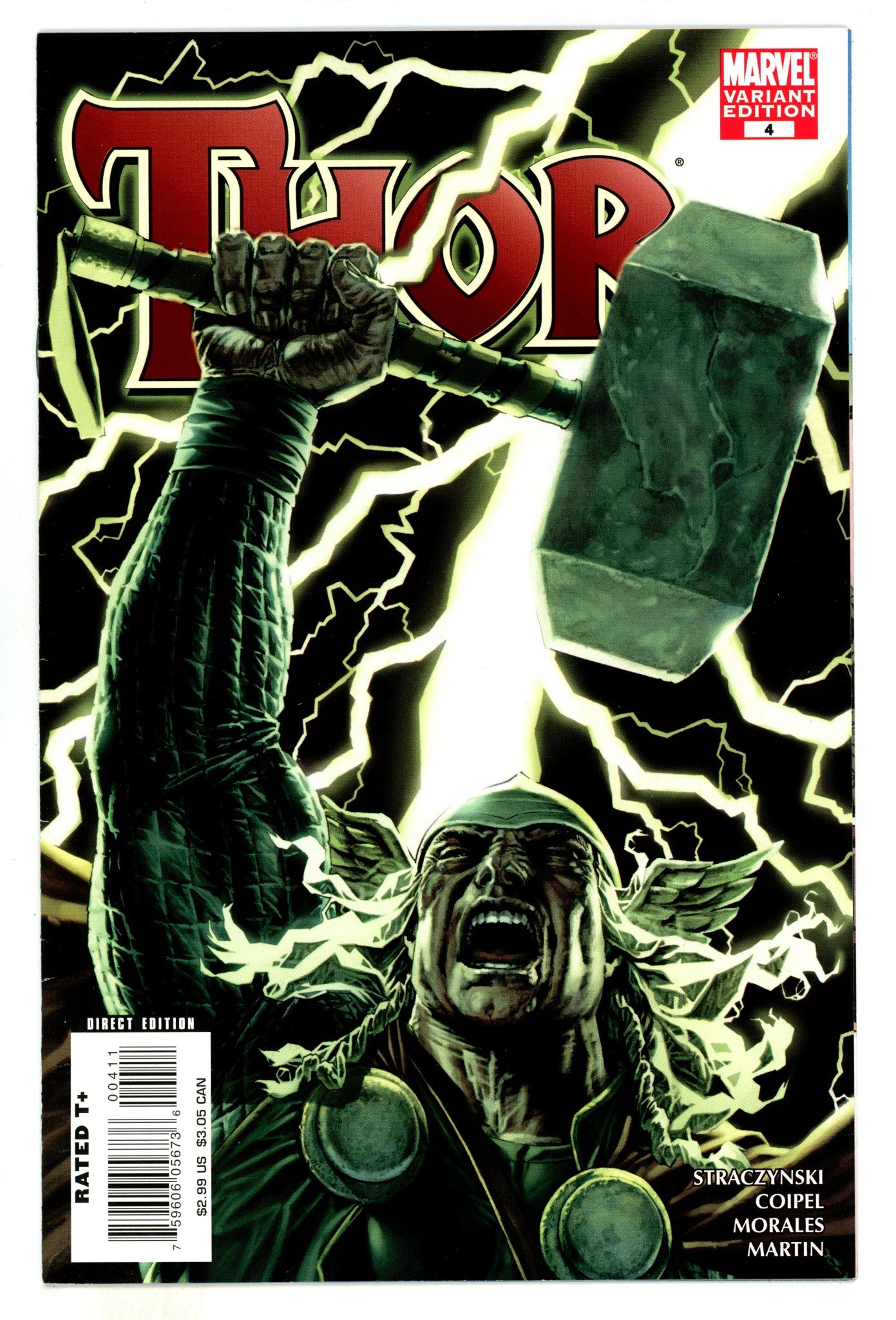 Thor Vol 3 4 Mid Grade (2007) Bermejo Variant 