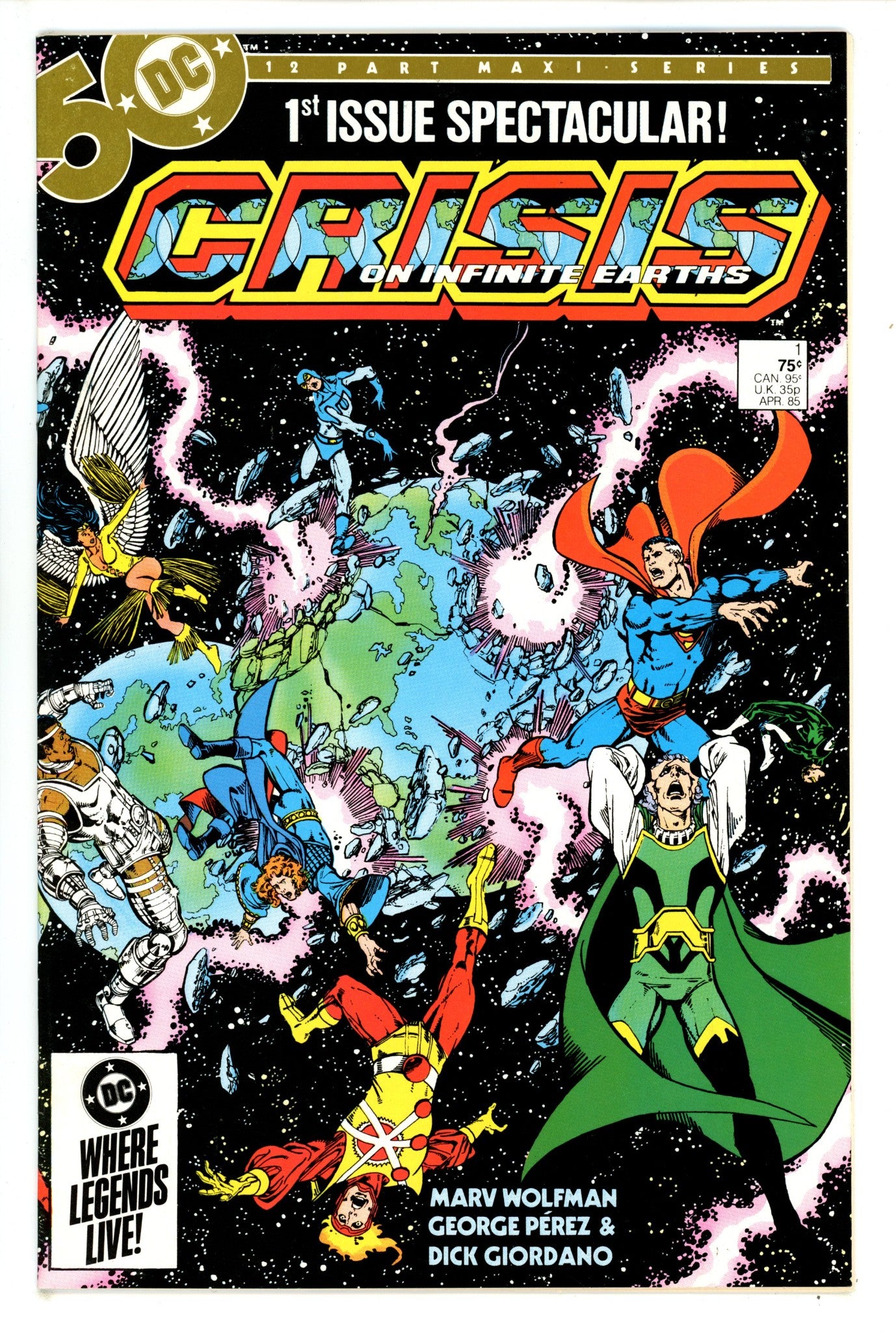 Crisis on Infinite Earths 1 VF+ (1985)