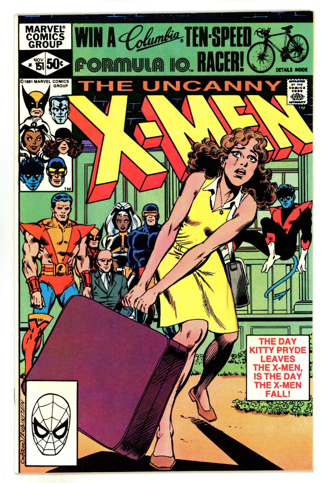 The Uncanny X-Men Vol 1 151  FN- (5.5)  (1981)  