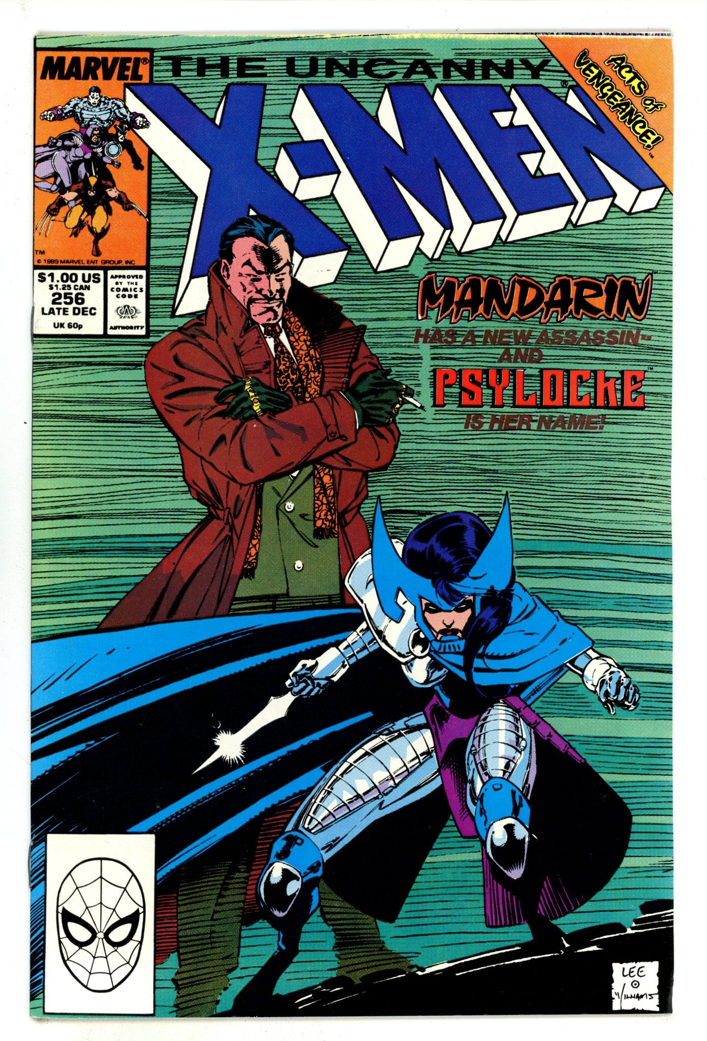 The Uncanny X-Men Vol 1 256 VF+ (8.5) (1989) 