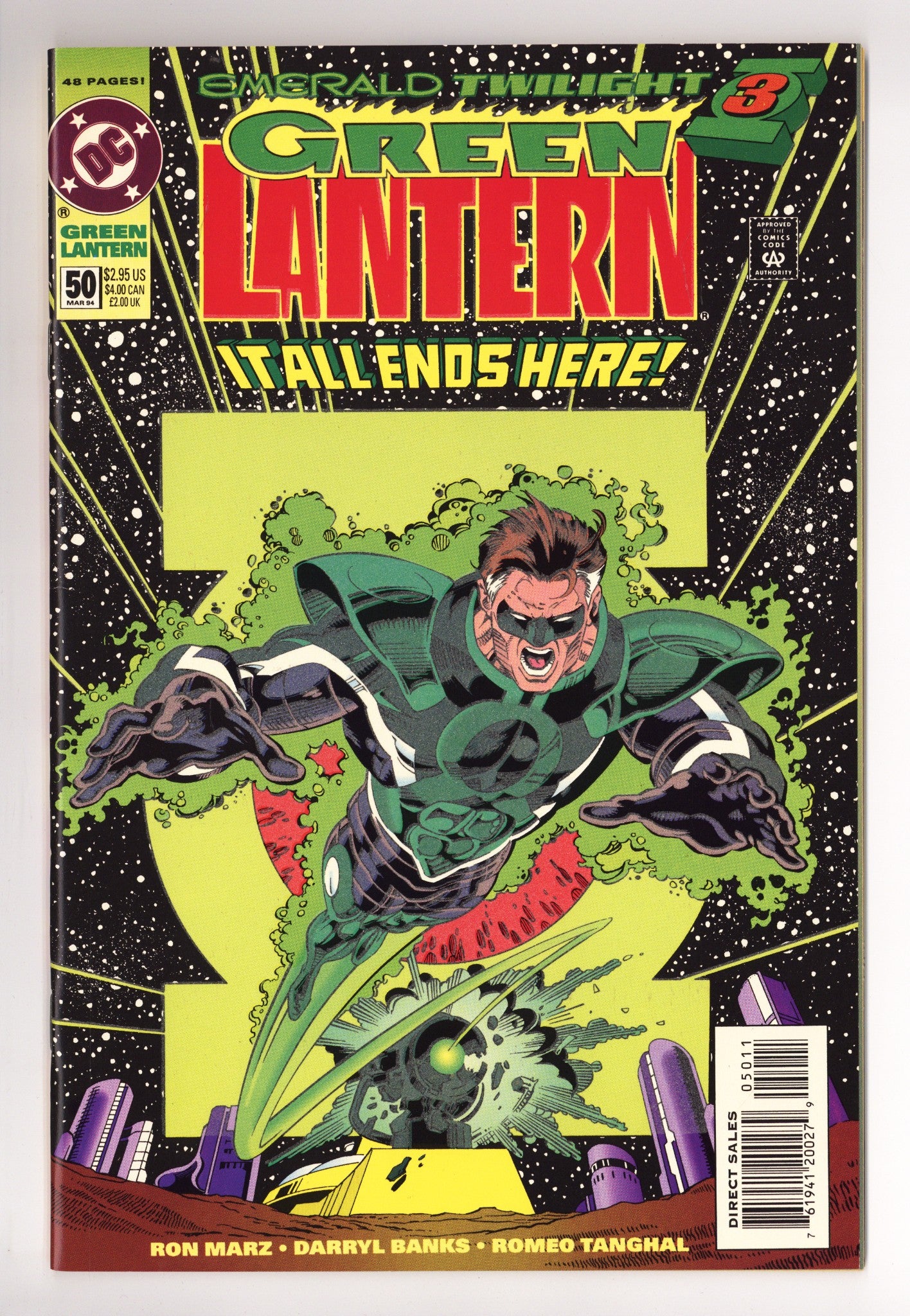 Green Lantern Vol 3 50 NM- (9.2) (1994) 