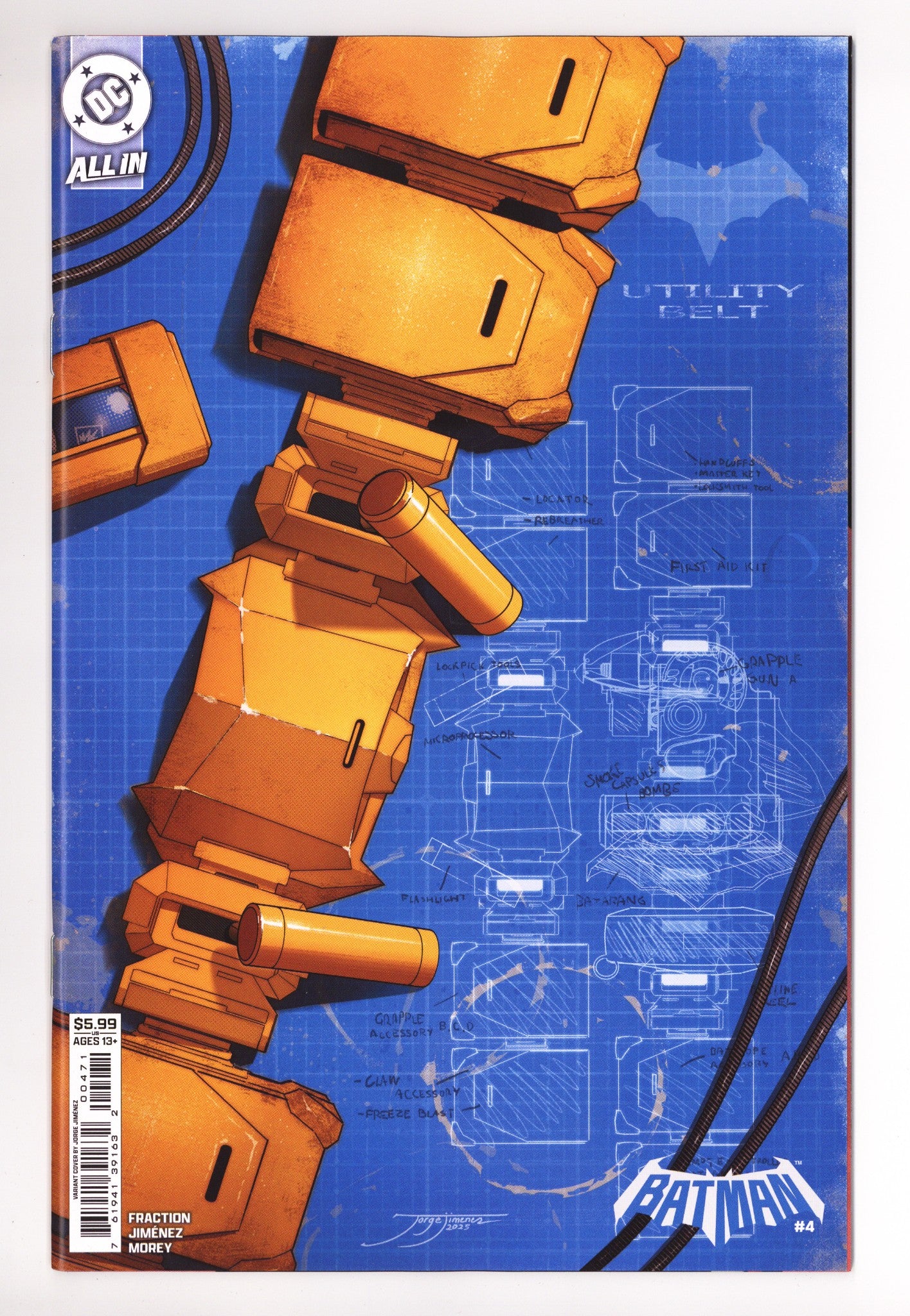 Batman Vol 4 4 Jiménez Bat-Gadget Variant (2025)