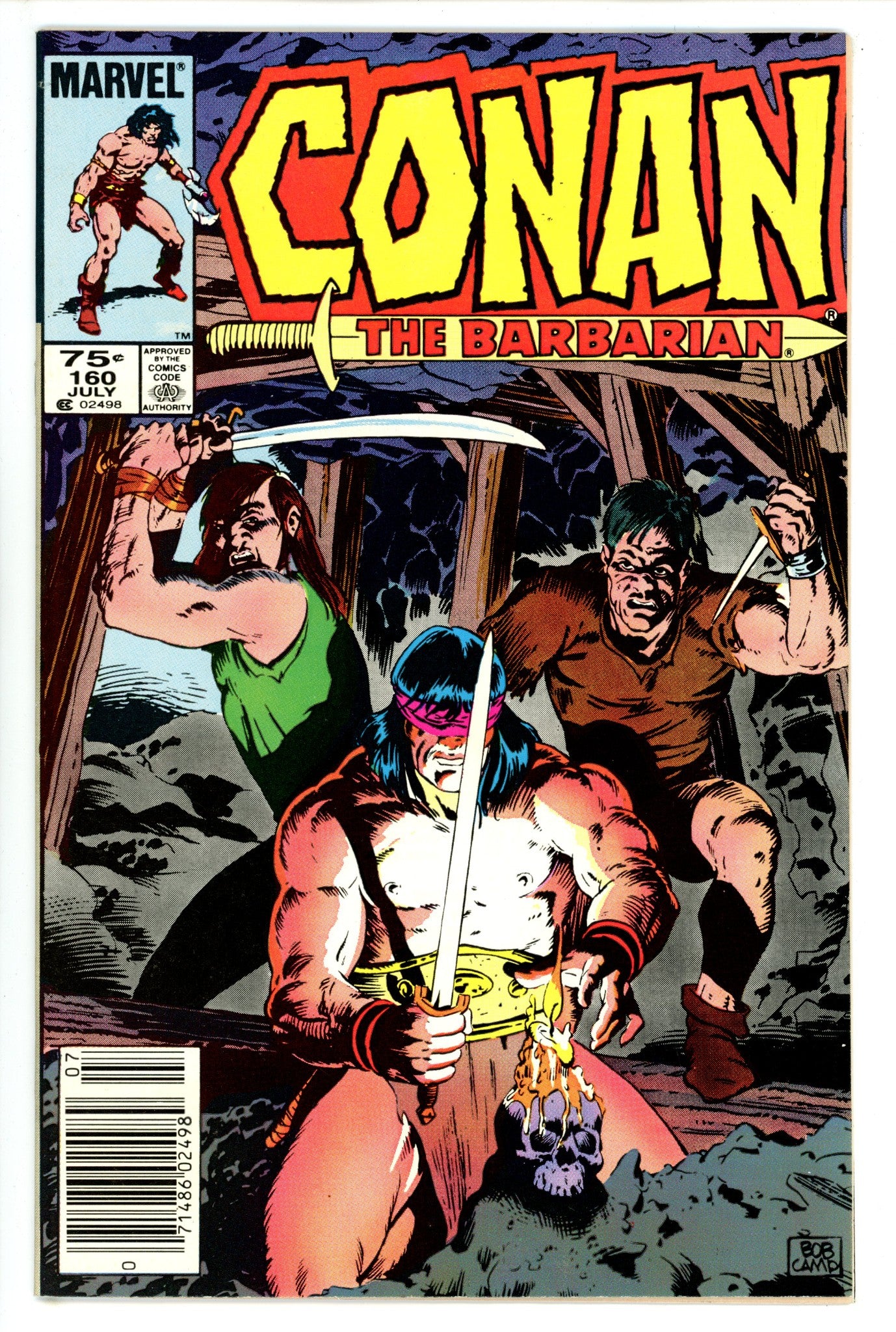 Conan the Barbarian Vol 1 160 Canadian Variant VF/NM (1984)