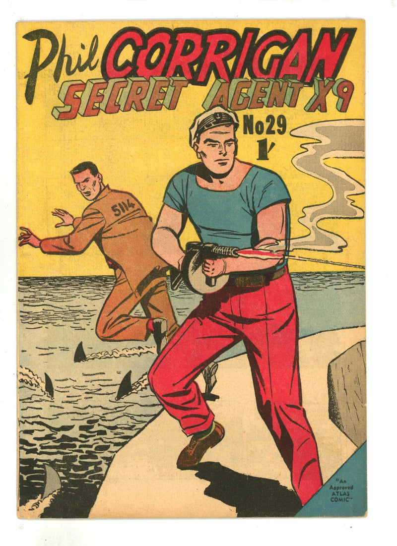 Phil Corrigan Secret Agent X9 29 VF- (7.5) (1956) 