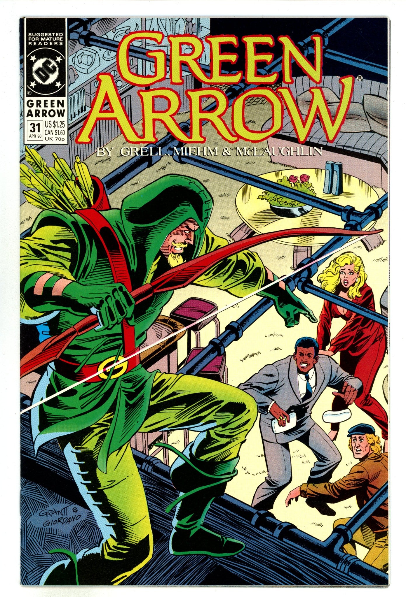 Green Arrow Vol 2 31 High Grade (1990) 