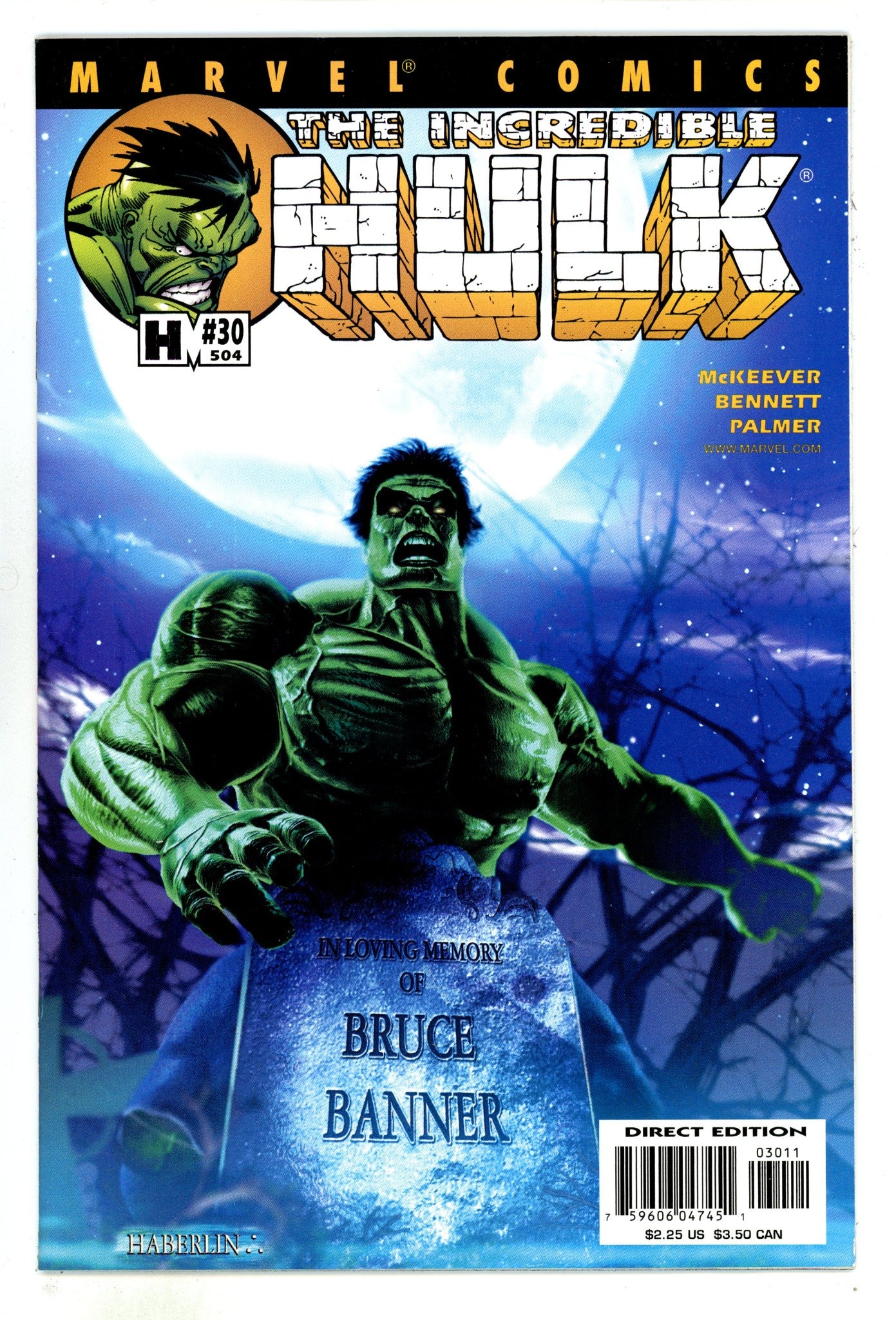 Incredible Hulk Vol 2 30 (504) High Grade (2001) 