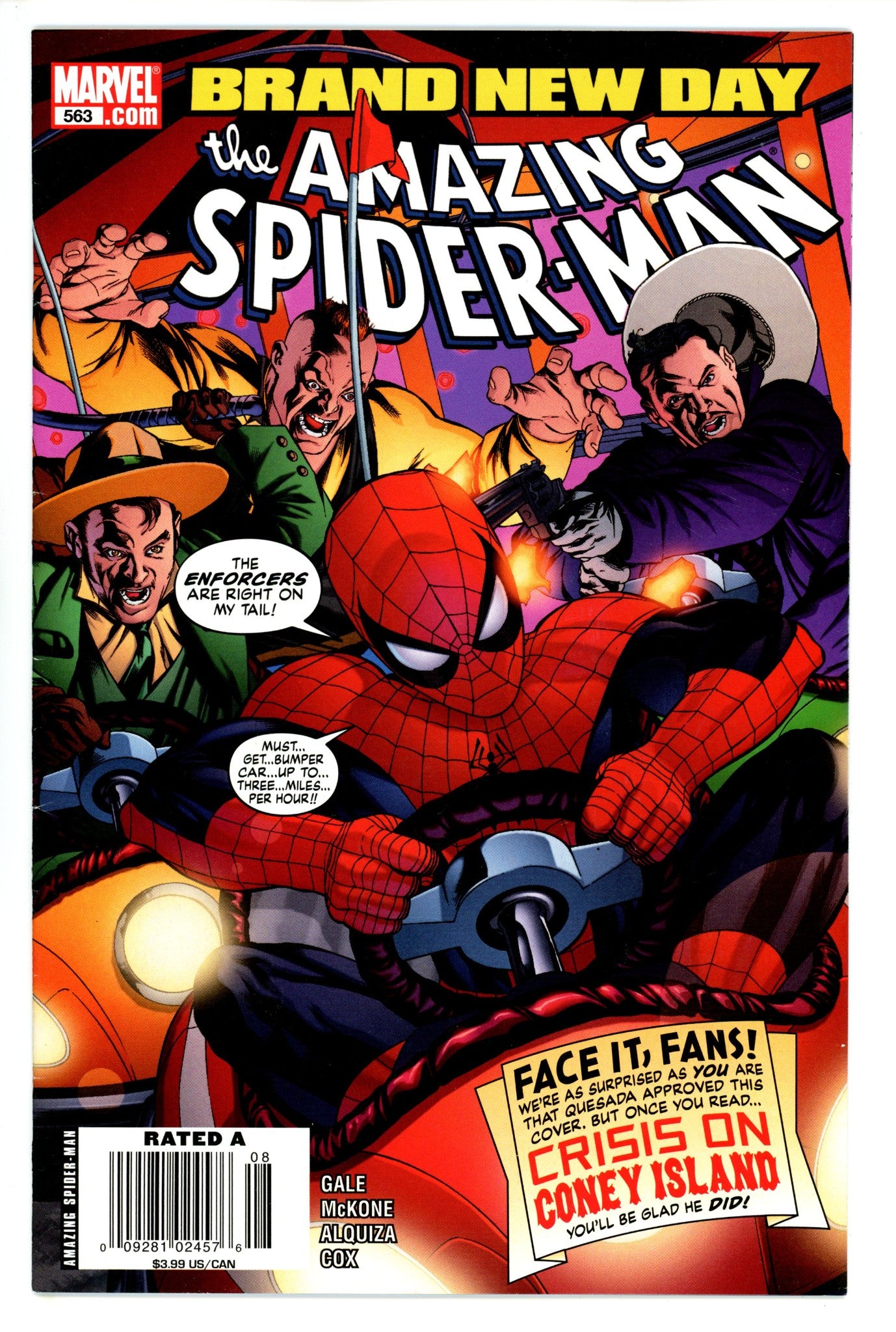The Amazing Spider-Man Vol 2 563 Newsstand VG (2008)