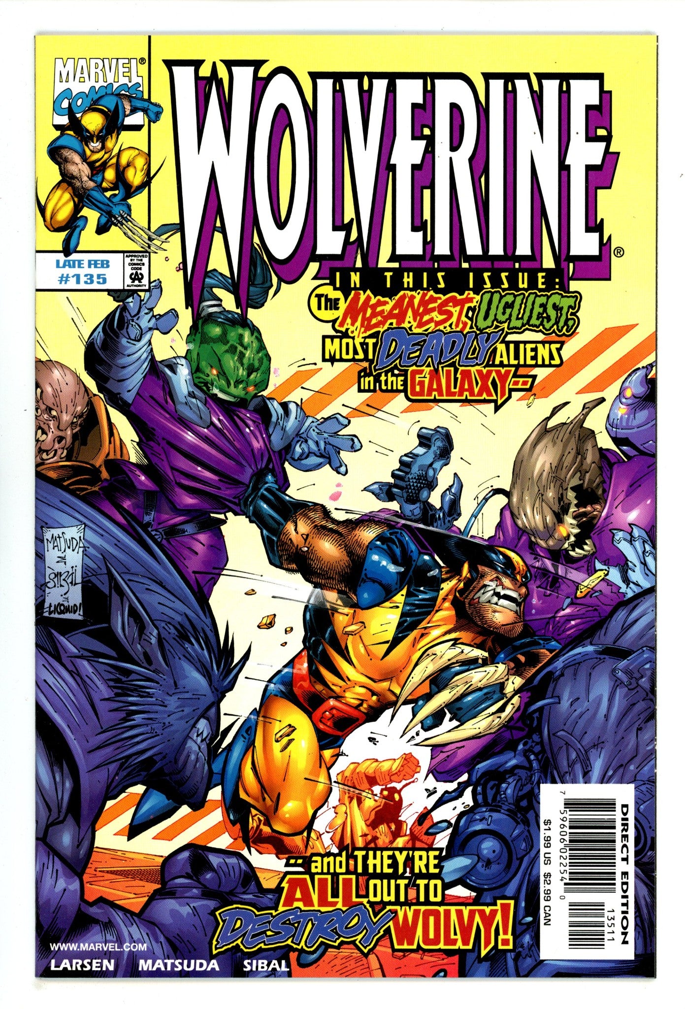 Wolverine Vol 2 135 High Grade (1999) 