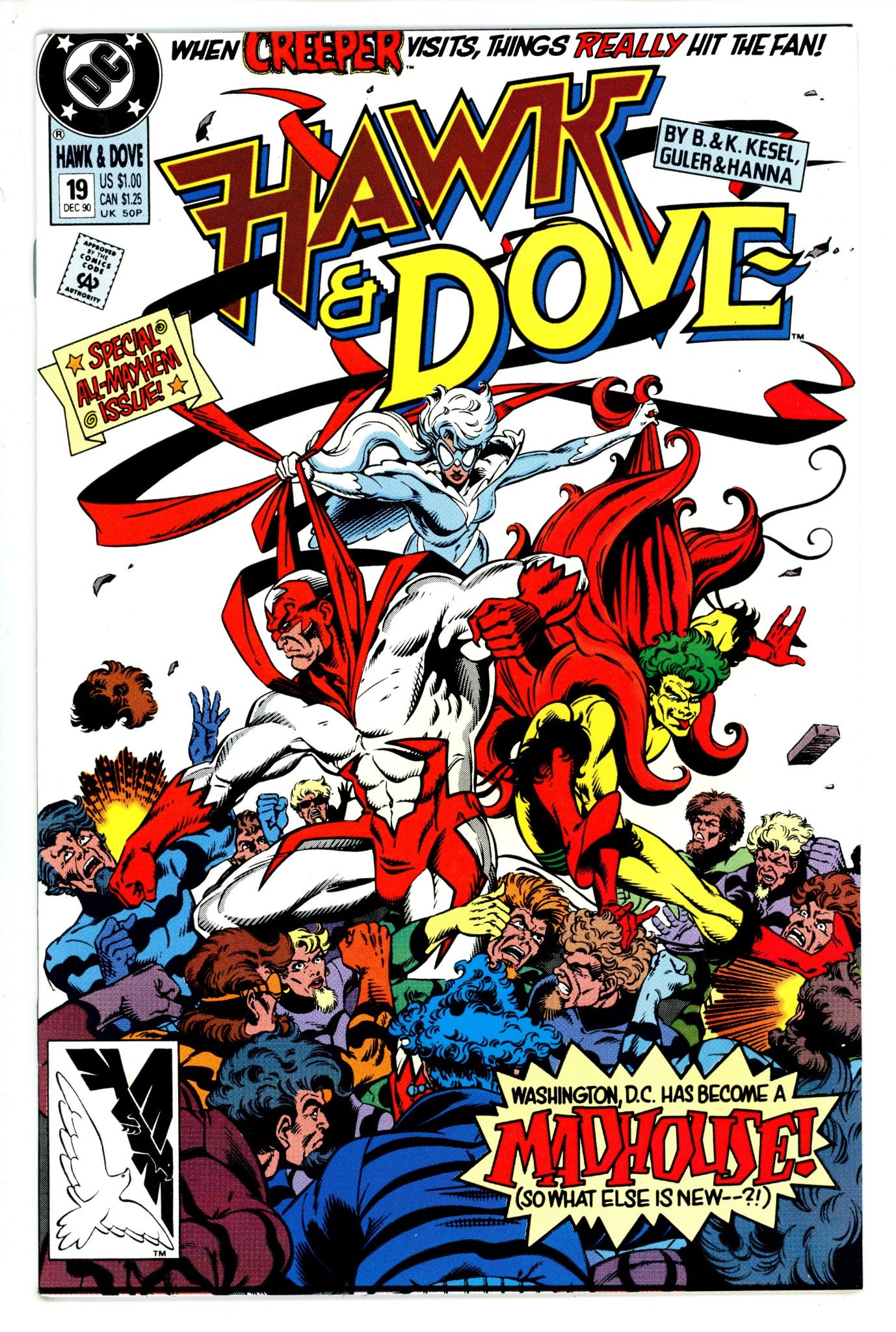 Hawk and Dove Vol 3 19 (1990)