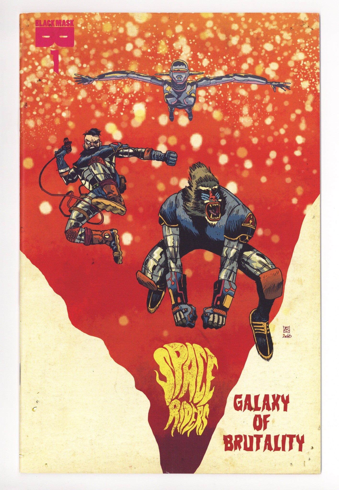 Space Riders Galaxy of Brutality 1 High Grade (2017) 2nd Print 