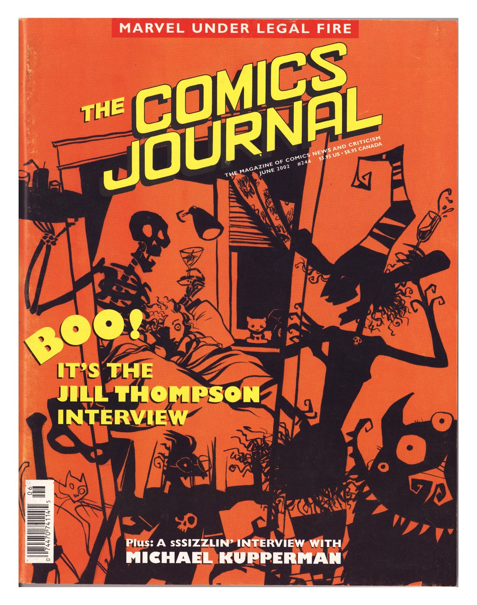 The Comics Journal 244 Mid Grade (2002) 