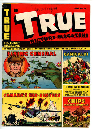 True Picture-Magazine 37 VG (4.0) (1944) Canadian Edition 