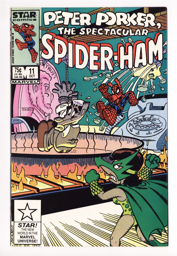 Peter Porker, the Spectacular Spider-Ham 11 VF (8.0) (1986)