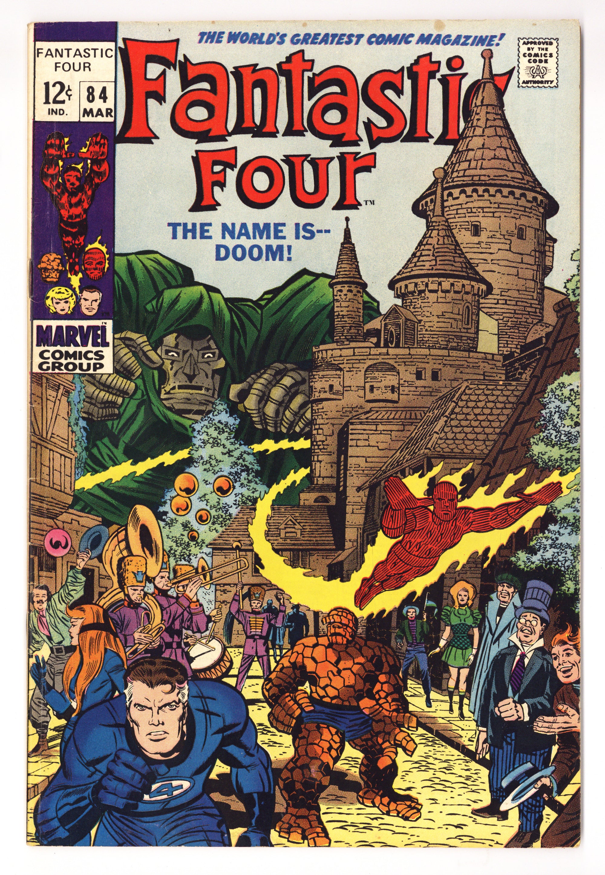 Fantastic Four Vol 1 84  FN+ (6.5)   (1969)        