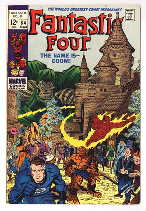 Fantastic Four Vol 1 84  FN+ (6.5)   (1969)