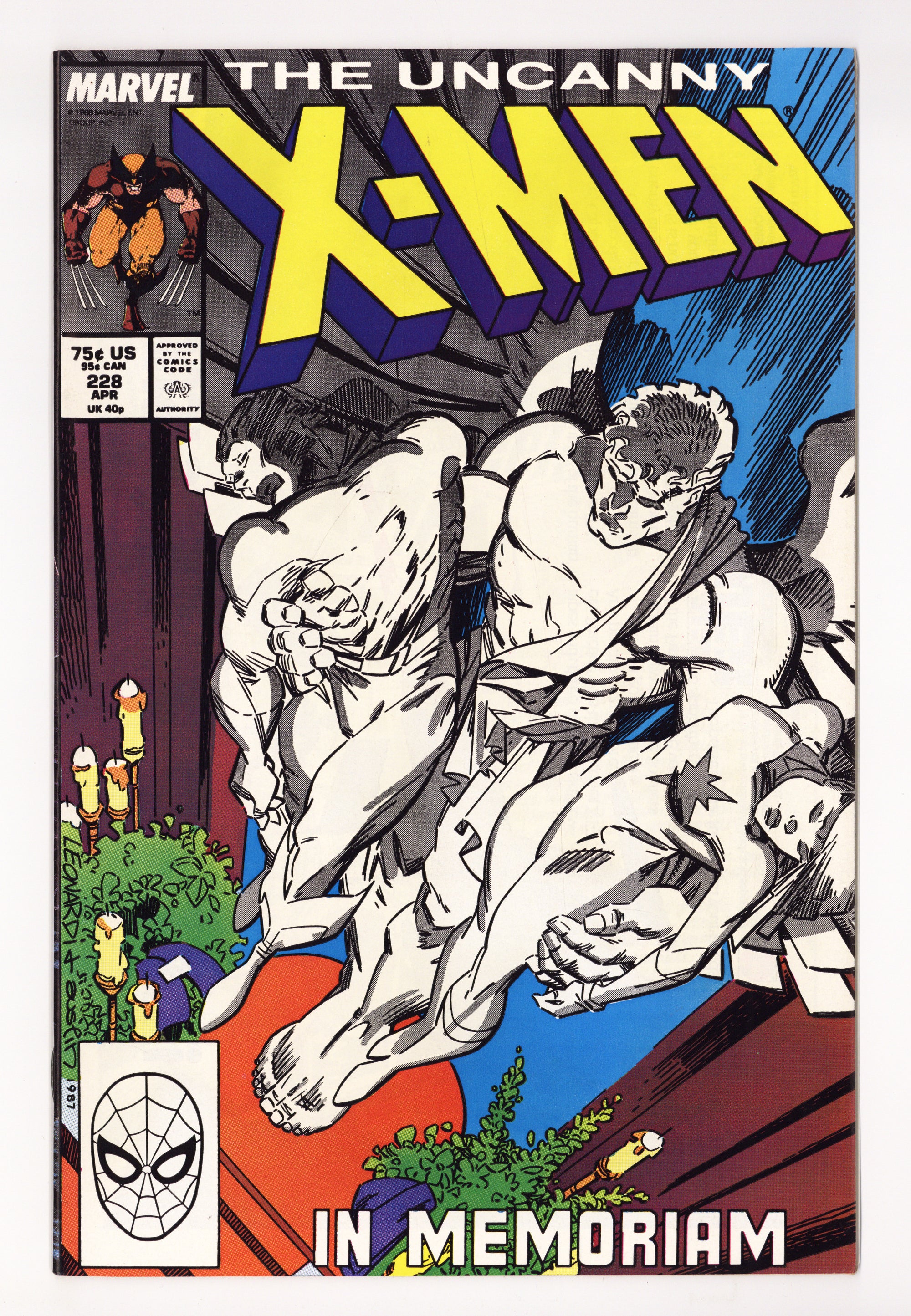 The Uncanny X-Men Vol 1 228 High Grade (1988) 