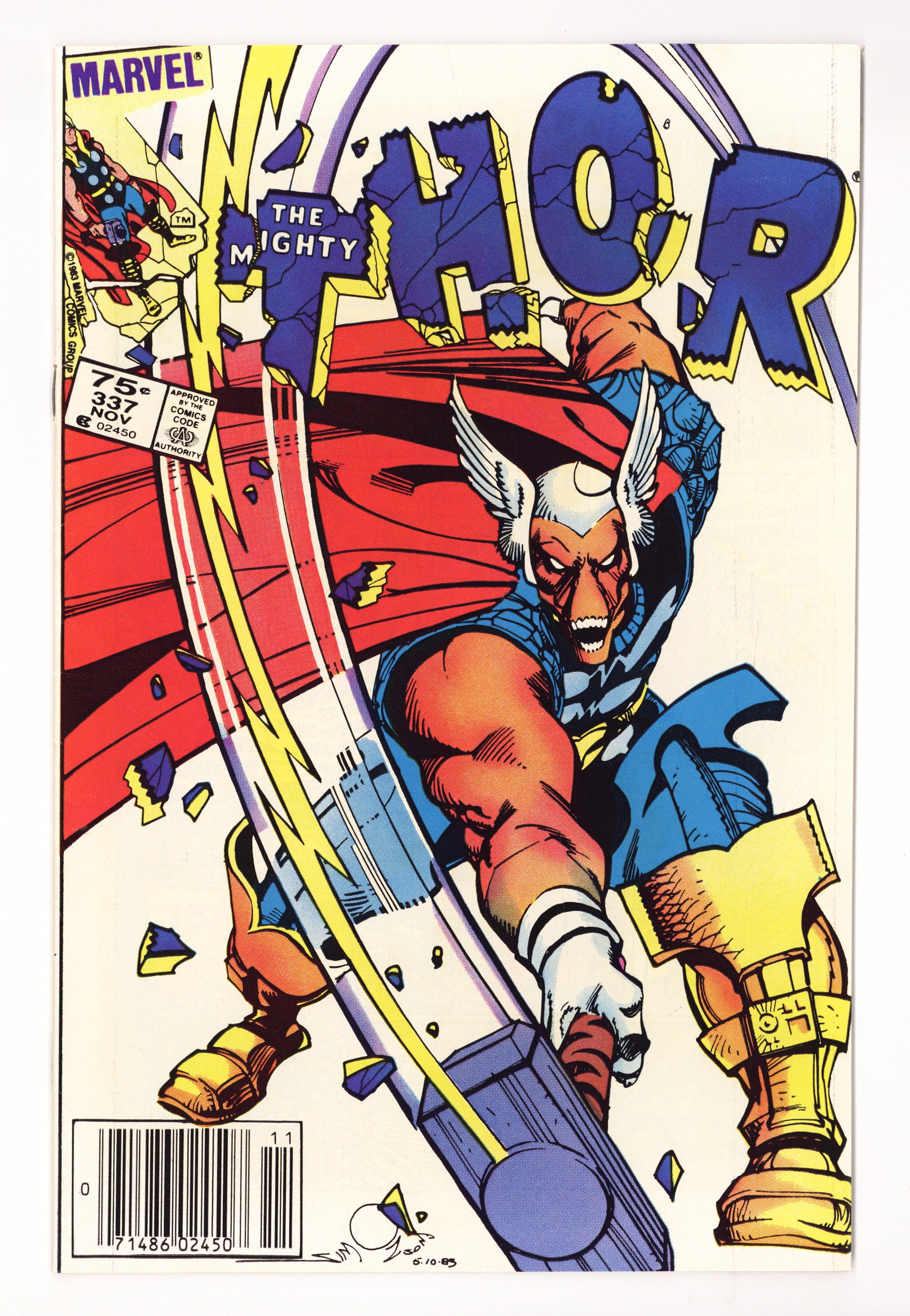 Thor Vol 1 337  FN/VF (7.0)   (1983)     Canadian Price Variant  