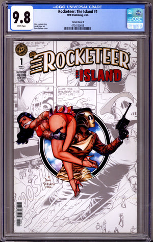 The Rocketeer: The Island 1 CGC 9.8 (NM/M) (2026) Stevens Variant