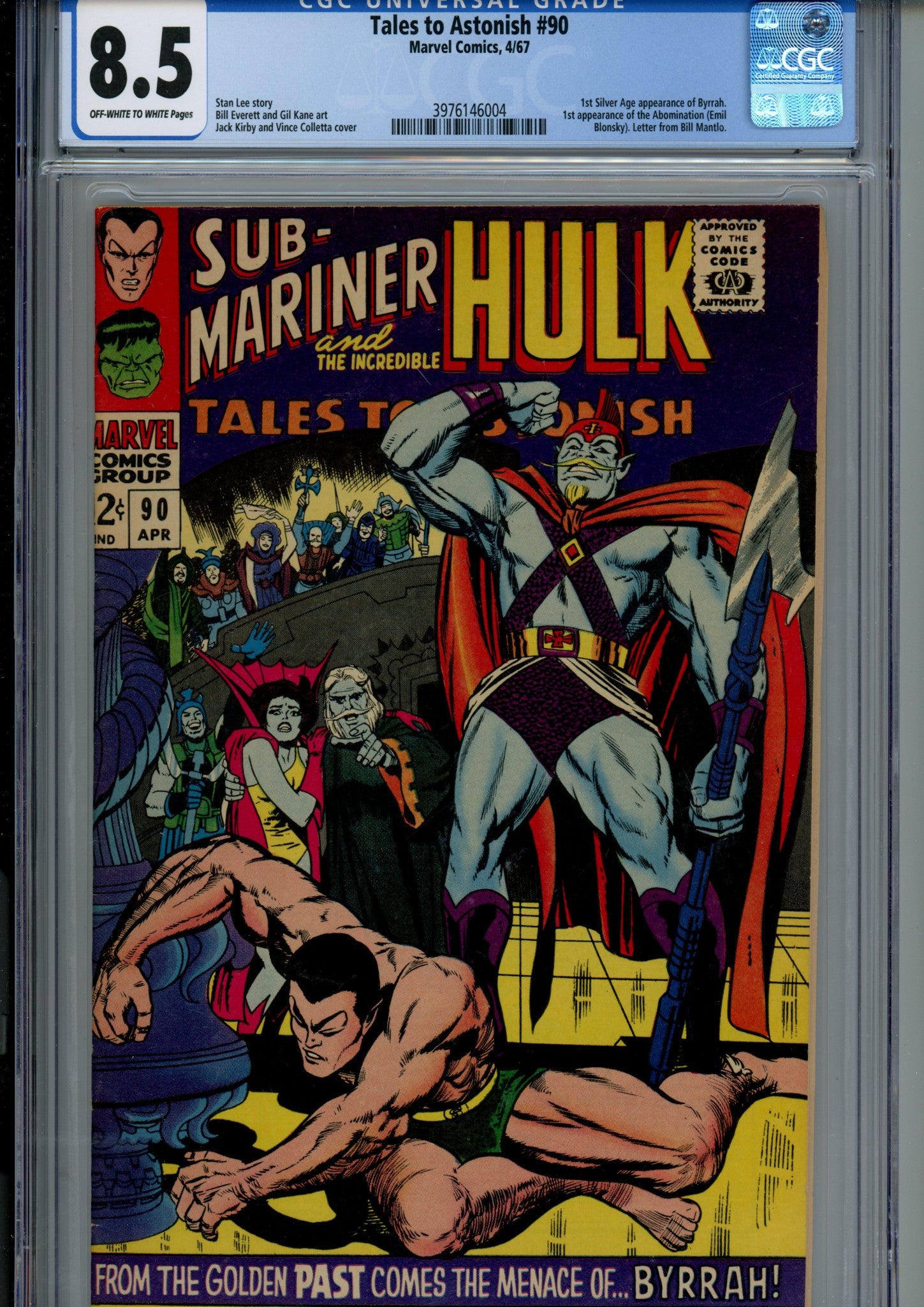 Tales to Astonish Vol 1 90 CGC 8.5 (VF+) (1967) 