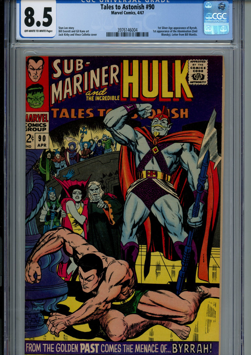 Tales to Astonish Vol 1 90 CGC 8.5 (VF+) (1967) 