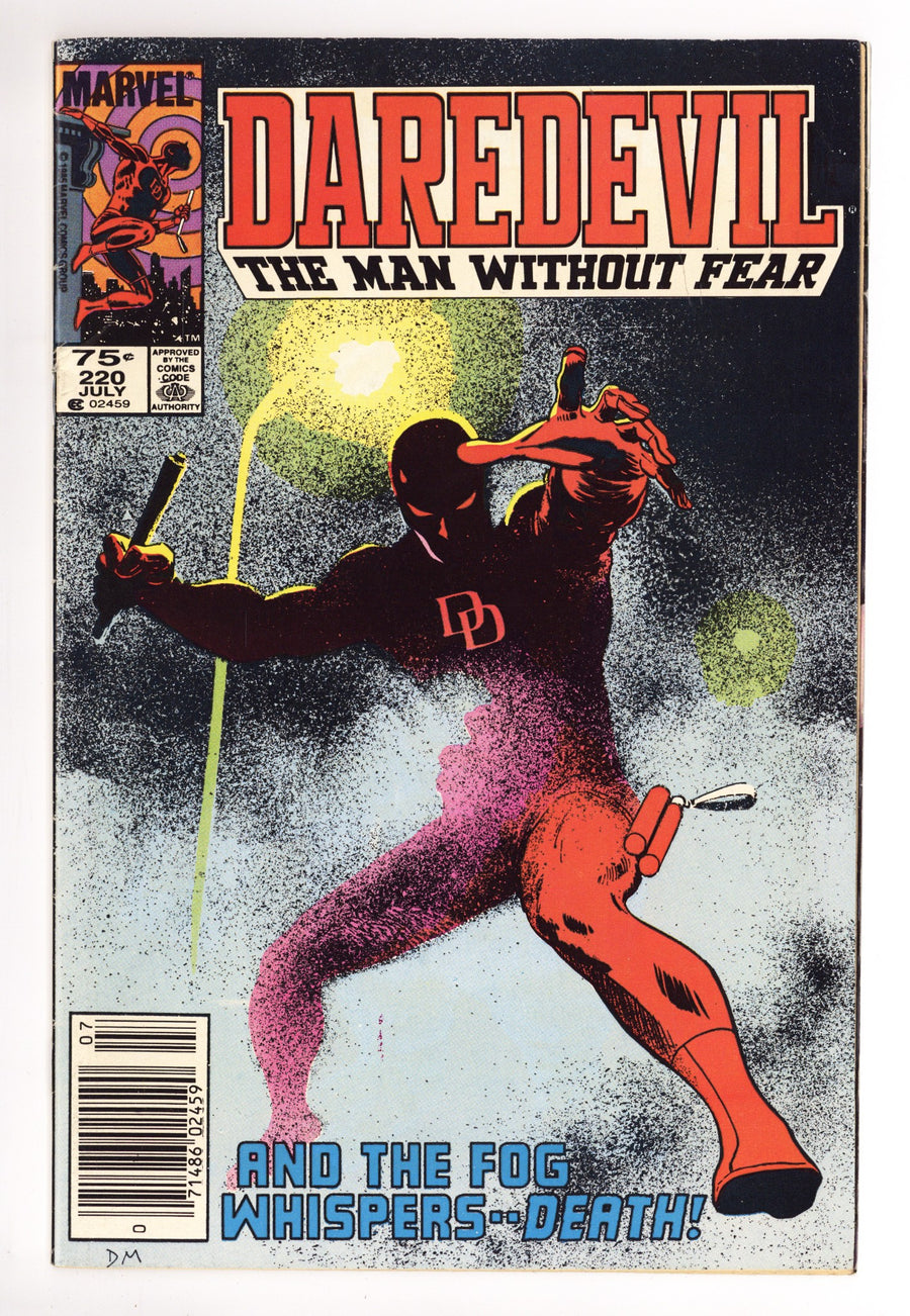 Daredevil Vol 1 220 Low Grade (1985) Canadian Price Variant 