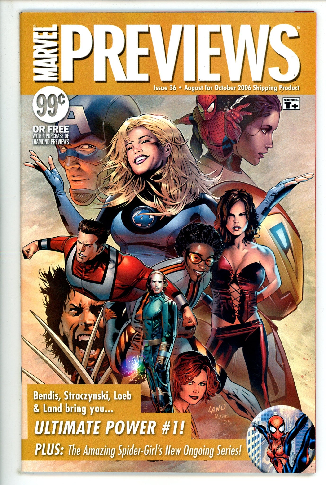 Marvel Previews Vol 1 36 High Grade (2006) 