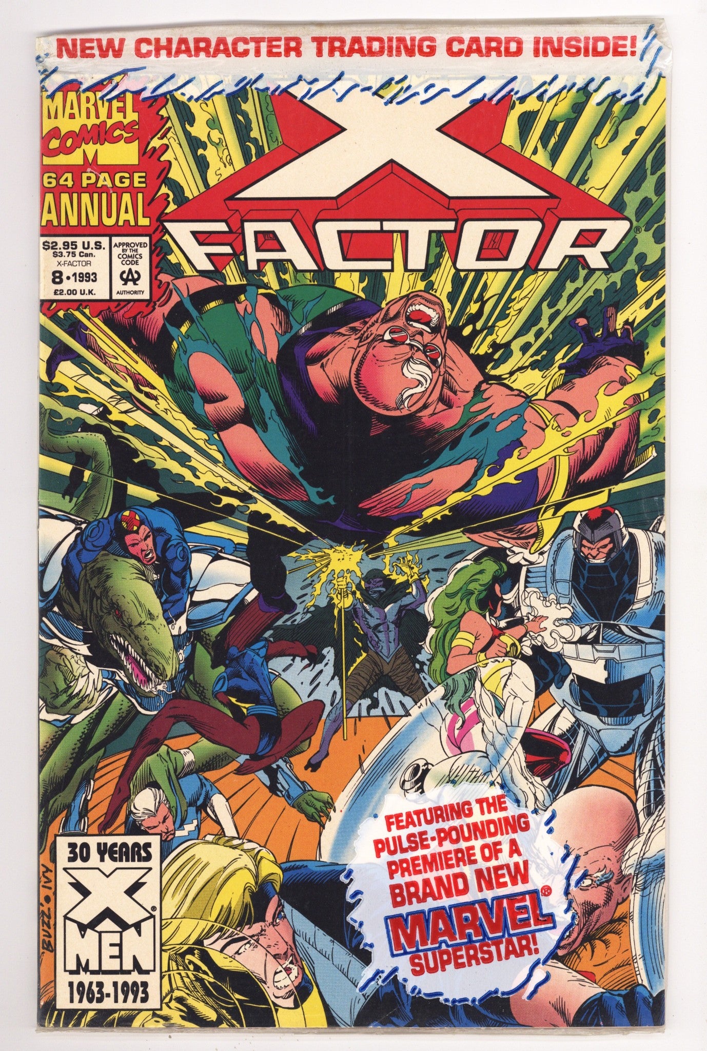 X-Factor Annual Vol 1 8  High Grade   (1993)     Sealed  