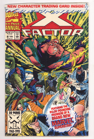 X-Factor Annual Vol 1 8  High Grade   (1993)     Sealed