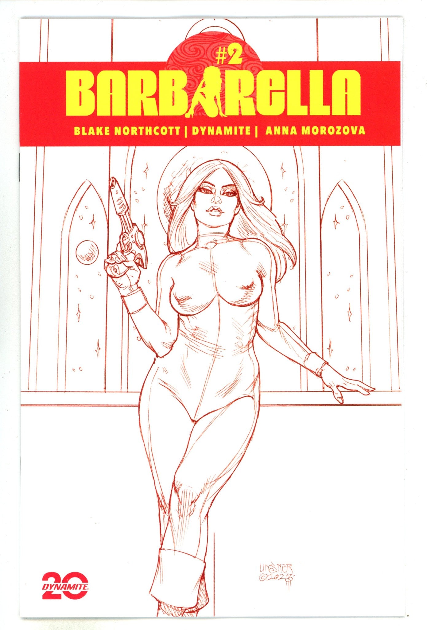 Barbarella 2 Linsner Red Line Art Incentive Variant (2024)