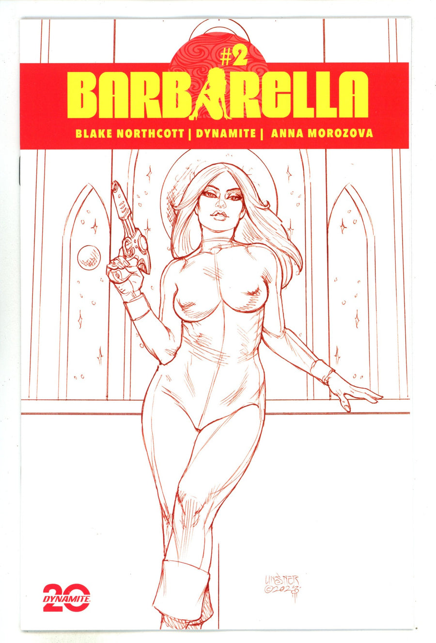 Barbarella 2 Linsner Red Line Art Incentive Variant (2024)