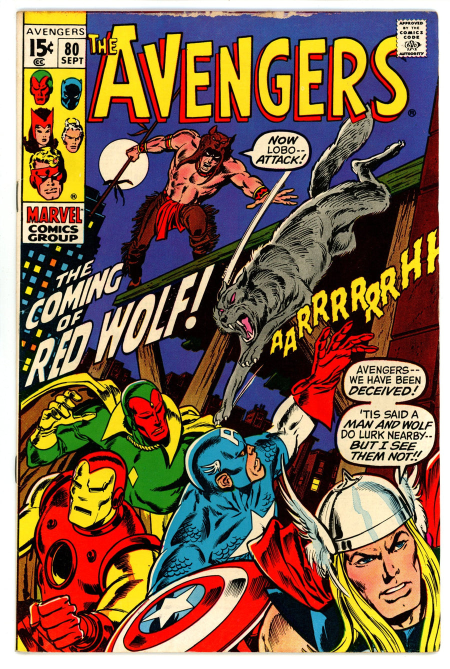 The Avengers Vol 1 80 VG/FN (5.0) (1970) 